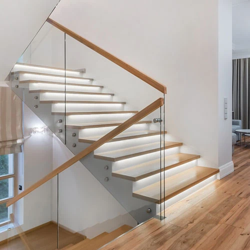 trapleuningen in glas - glasworx