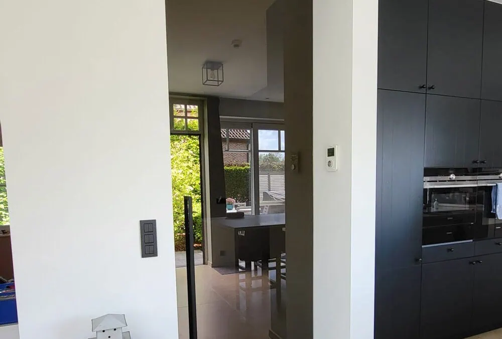 Stijlvolle make-over glasdeur