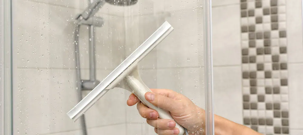 tips onderhoud badkamerglas