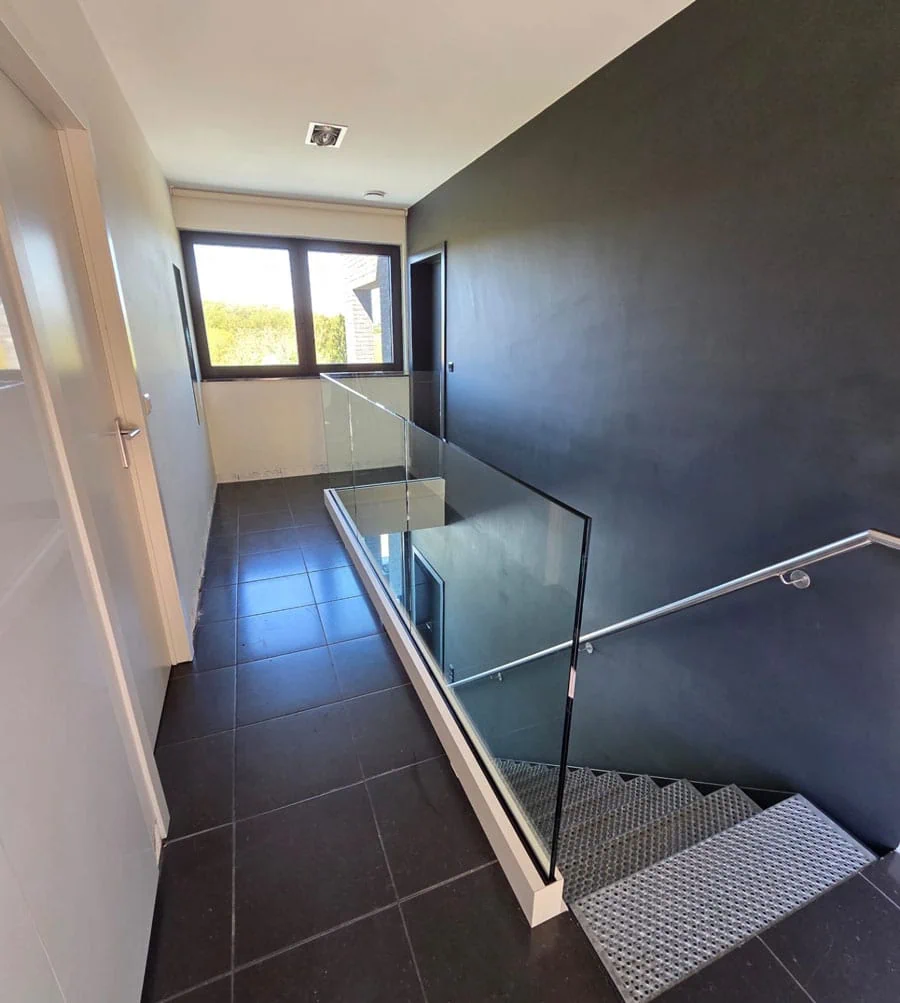 glazen balustrade geplaatst door glasworx