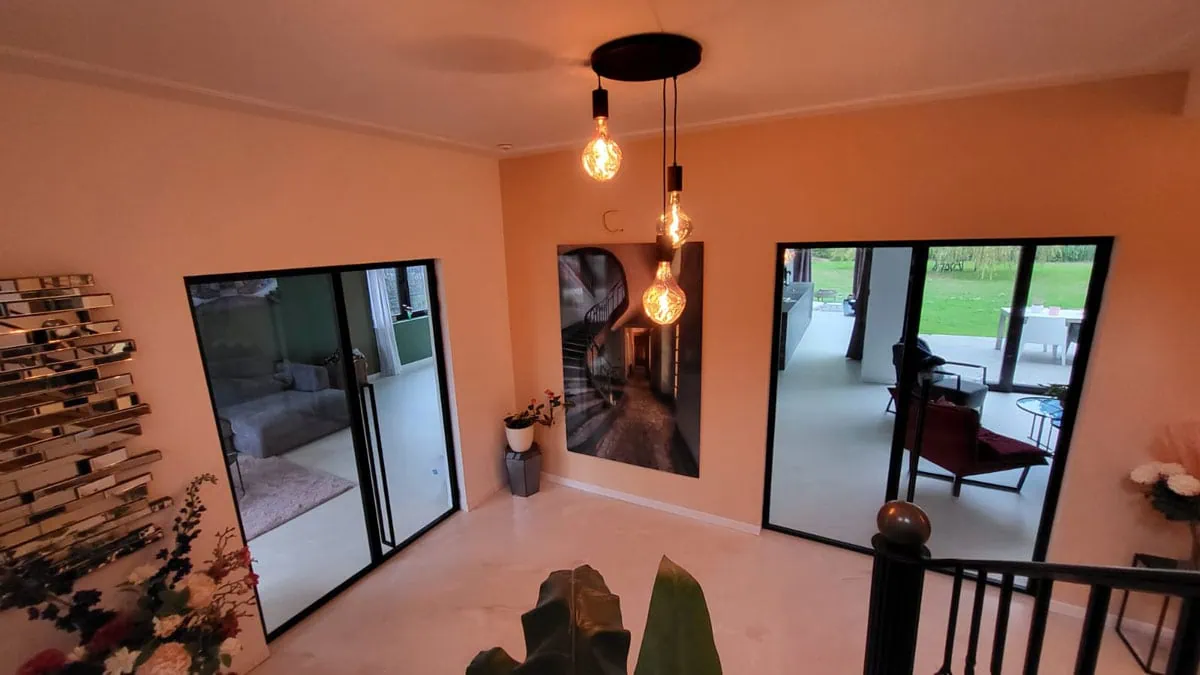 Dubbele steellook scharnierdeuren